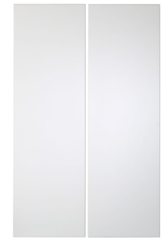 Cooke and Lewis High Gloss White Pack V 2 x Larder Doors 300mm
