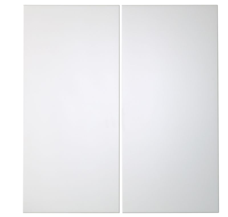 Cooke and Lewis Kitchens Cooke and Lewis High Gloss White Pack EE 2 x Base Corner Door 925mm