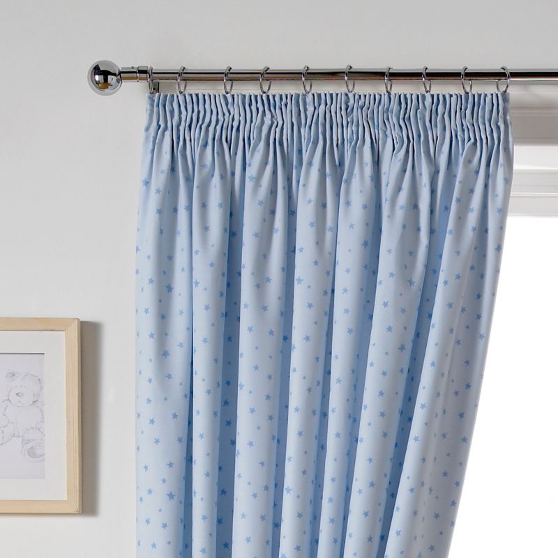 Colours by BandQ Woof Curtains Blue (W)168 x (L)183cm
