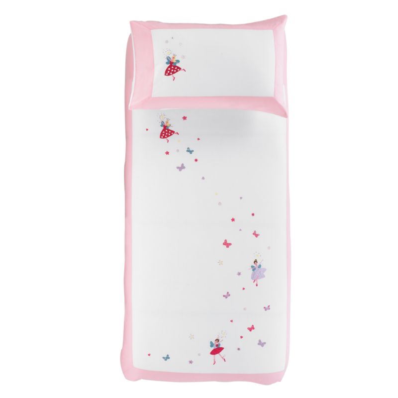 Colours by BandQ Fairies Bedset Pink (H)200 x (W)135cm