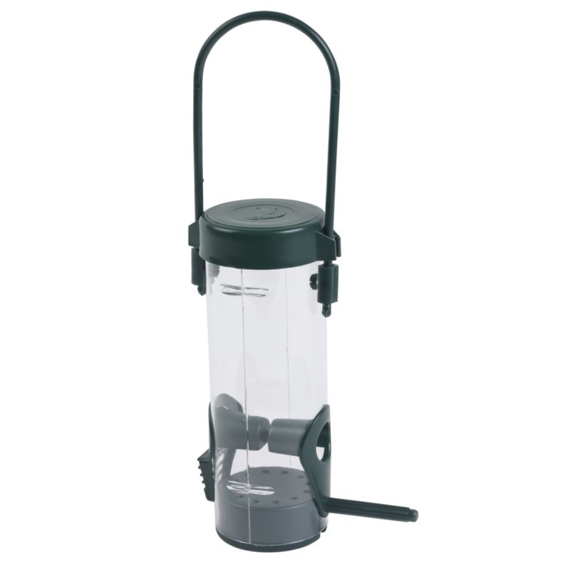 BandQ 2 Port Green Seed Feeder