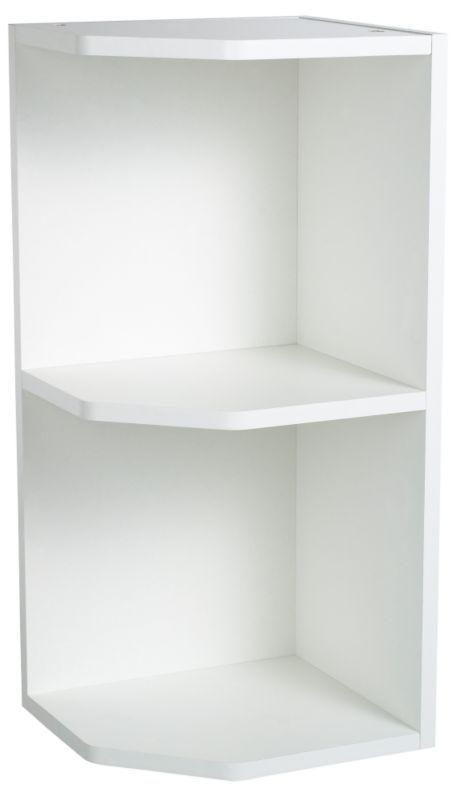 Cooke and Lewis Kitchens Cooke and Lewis White Wall Open End Cabinet 300mm