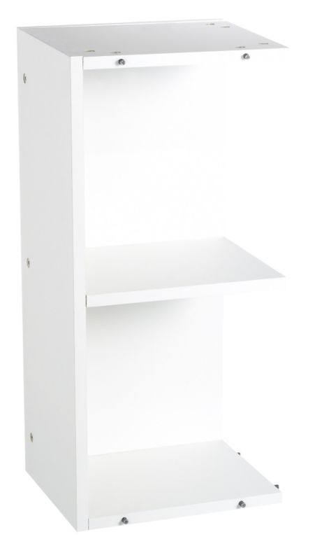 Cooke and Lewis White Wall Open End Cabinet 300mm