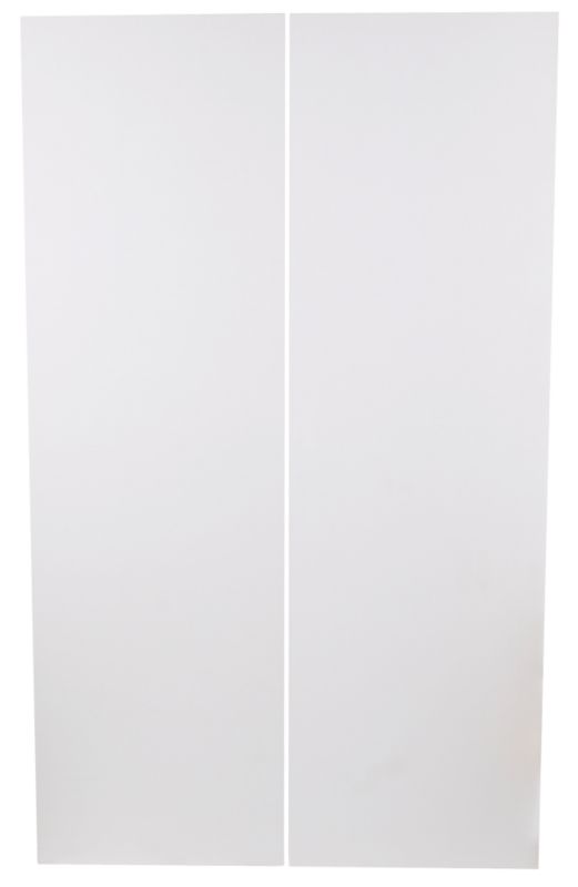 Cooke and Lewis White Standard Larder Cabinet End Panels 300mm