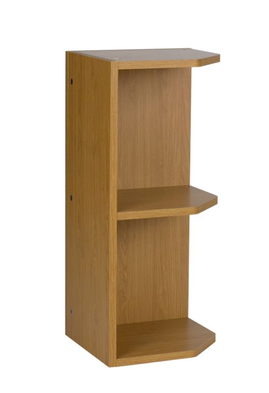Cooke and Lewis Oak Wall Open End Cabinet No Frame 300mm