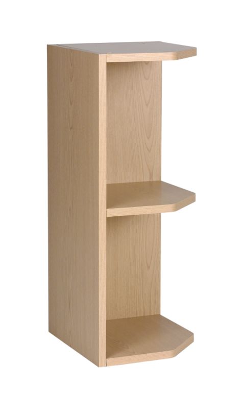 Cooke and Lewis Solid Ash Open Wall Cabinet No Frame 300mm