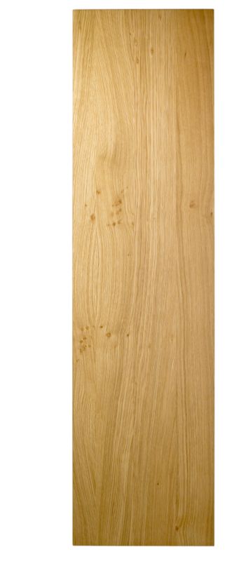 Cooke and Lewis Kitchens Cooke and Lewis Solid Oak Clad On Panel For Tall/Standard Dresser (H)1342 x (W)355 x (D)22mm