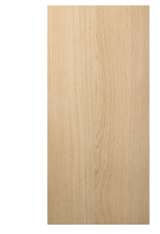 Cooke and Lewis Kitchens Cooke and Lewis Oak Veneer Shaker Clad On Wall Panel (H)757 x (W)355 x (D)22mm