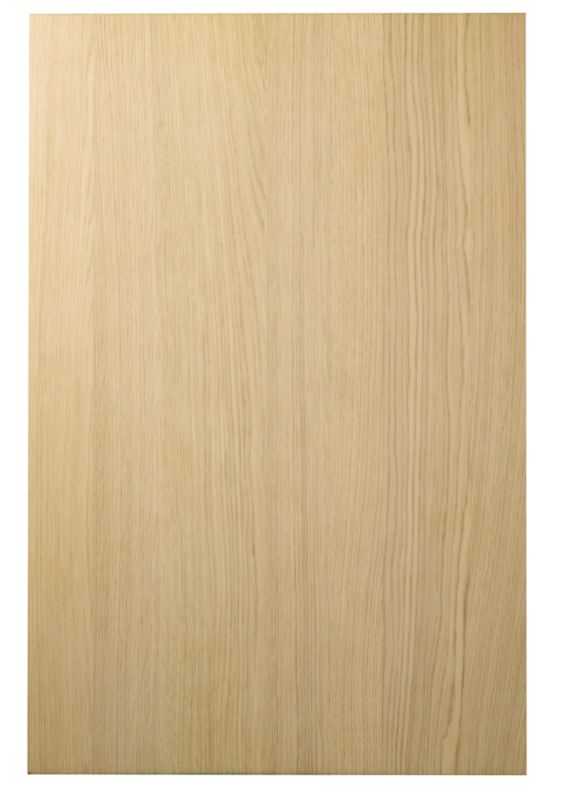 Cooke and Lewis Oak Veneer Shaker Clad On Base Panel (H)900 x (W)590 x (D)22mm