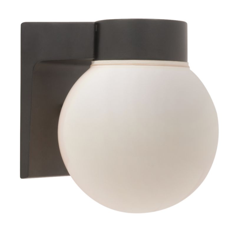 B&Q Bari Outdoor Wall Light in Black