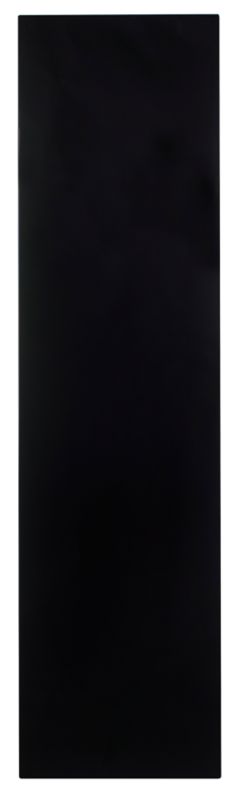 Cooke and Lewis High Gloss Black Clad On Panel For Tall/Standard Dresser (H)1342 x (W)359 x (D)22mm