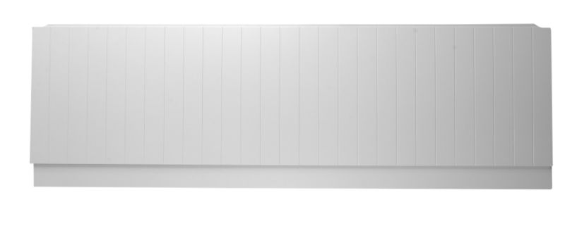 BampQ Tongue And Groove Effect MDF Front Panel White