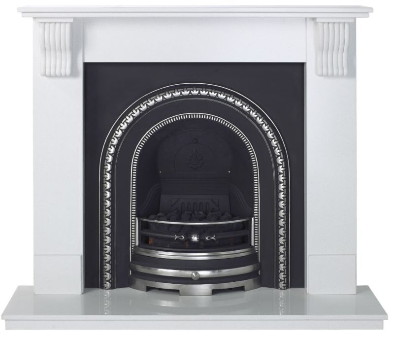 Victoria Surround Set White with Black Cast