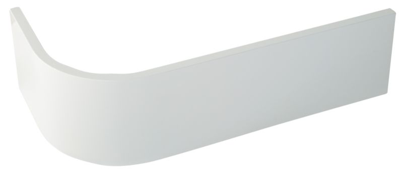 Cooke and Lewis High Gloss White Curved Plinth 2400mm