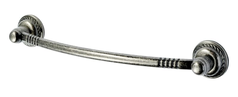 Rope Style Bow Handle Antique Pewter Effect