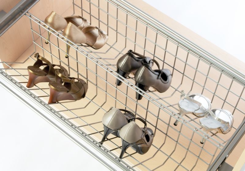 double Width Pull-Out Shoe Rack