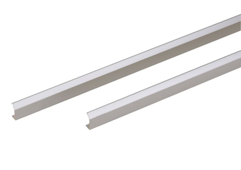 Unbranded Integrated Strip Handle Stainless Steel Pair 500mm