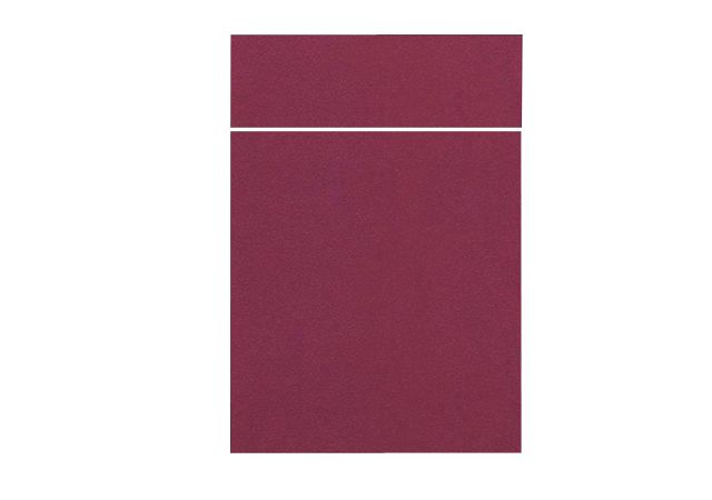 Cooke and Lewis Gloss Aubergine Accent Pack Q Drawerline Door and Drawer Front 500mm