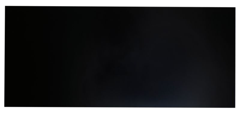 Cooke and Lewis Glass Upstand Ebony L1000mm x W440mm