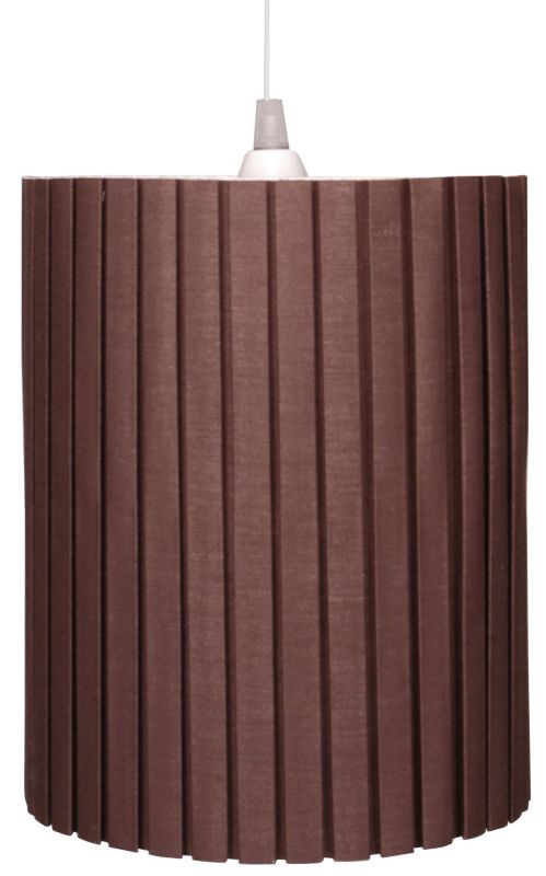 Colours by B&Q Fairbourne Pleat Shade Chocolate