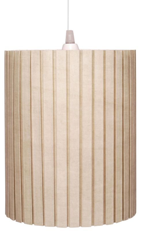 Fairbourne Latte Pleat Shade
