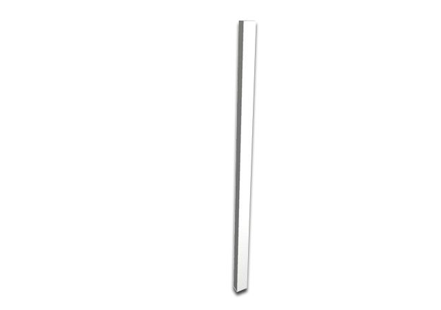 Cooke and Lewis High Gloss White Curved Wall Filler Post 2400mm