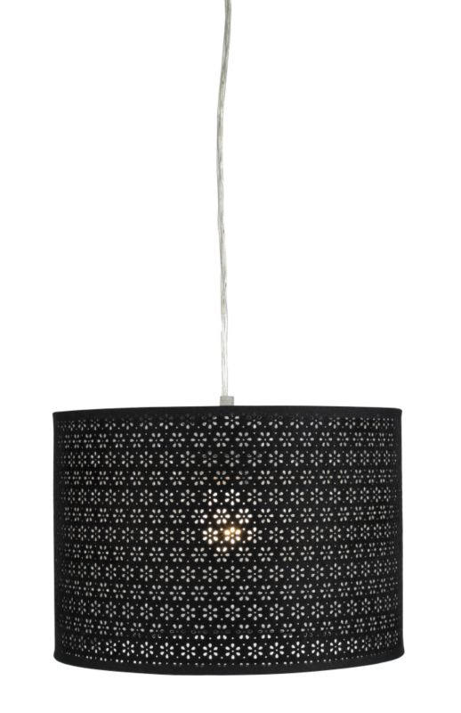 Adana Cylinder Drum Shade Black
