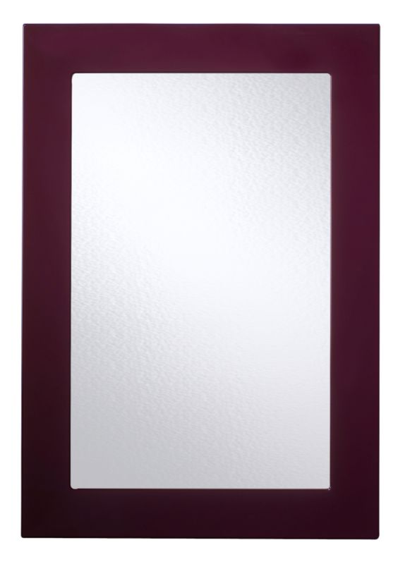 Cooke and Lewis Kitchens Cooke and Lewis Gloss Aubergine Accent Pack G Glazed Door 500mm