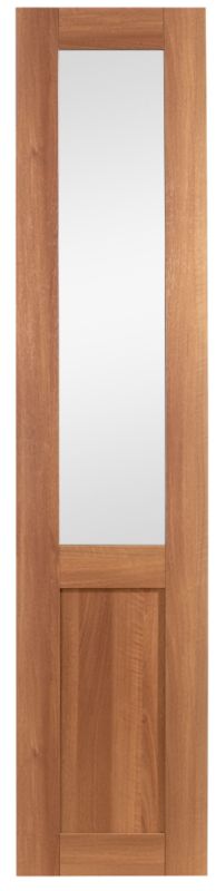 shaker Full Height Door with Mirror Walnut Style