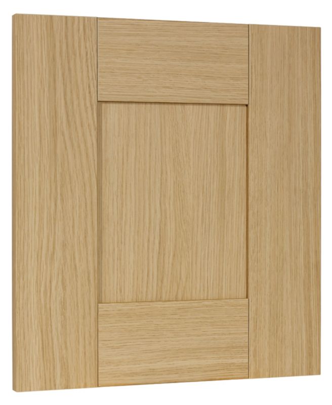 Shaker Bridging Cabinet Door Ferrara Oak Style