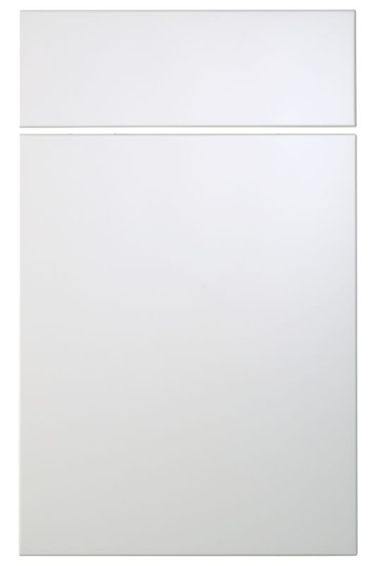 Cooke and Lewis Kitchens Cooke and Lewis High Gloss White Pack P  Drawerline Door and Drawer Front 450mm