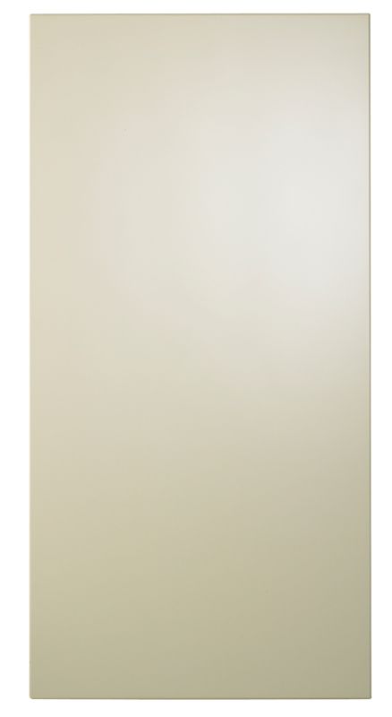 Cooke and Lewis Kitchens Cooke and Lewis High Gloss Cream Pack N1  Tall Standard Door 450mm