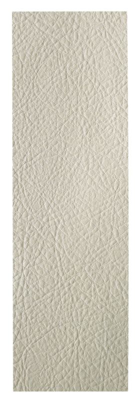 contemporary Linen Door Cream Leather Effect