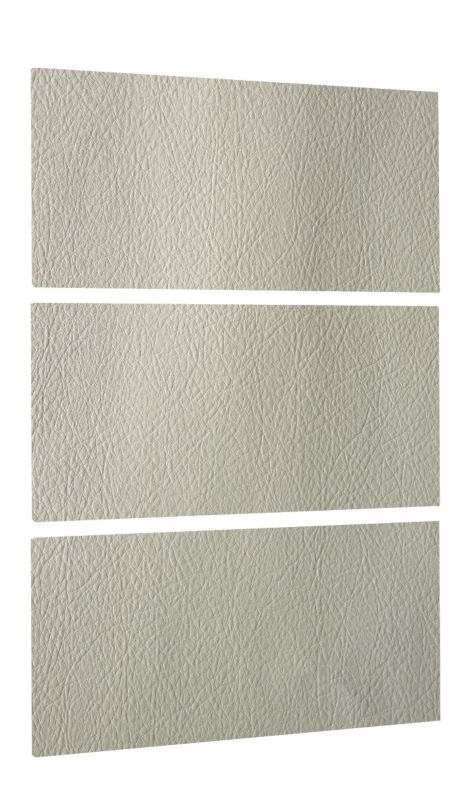 contemporary Combi Drawer Pack Cream Leather Effect Pack Of 3