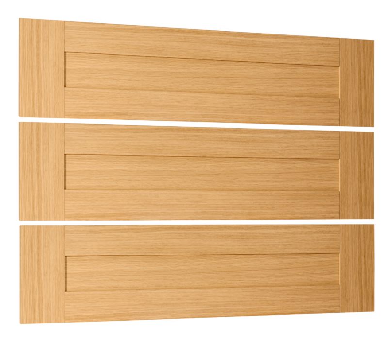 Shaker Linen Drawer Pack Maple Style Pack Of 3