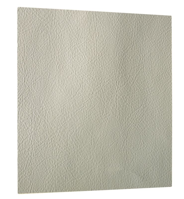 Contemporary Bridging Cabinet Door Cream Leather Effect