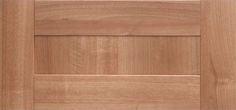 Cooke and Lewis Walnut Style Shaker Pack D Bridging Door 600mm