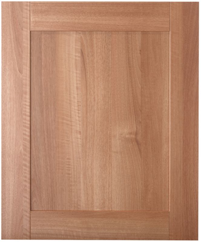 Cooke and Lewis Walnut Style Shaker Pack R Standard Door 600mm