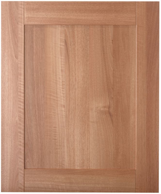 Cooke and Lewis Walnut Style Shaker Pack R Standard Door 600mm