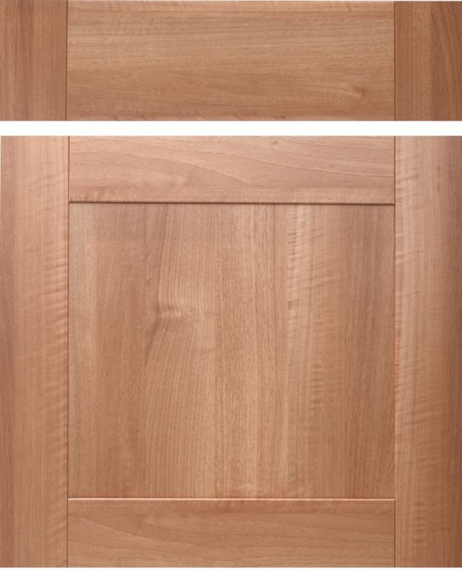 Cooke and Lewis Kitchens Cooke and Lewis Walnut Style Shaker Pack S Drawerline Door and Drawer Front 600mm