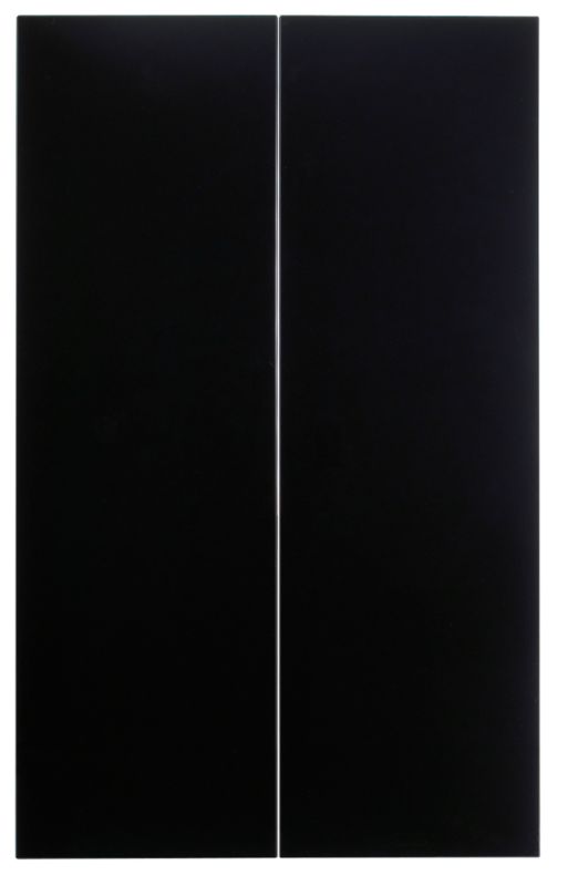 Cooke and Lewis High Gloss Black Pack V Larder Door x 2 300mm