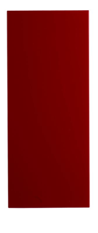 Cooke and Lewis High Gloss Red Pack A Full Height Door and Push To Open Hinge 300mm