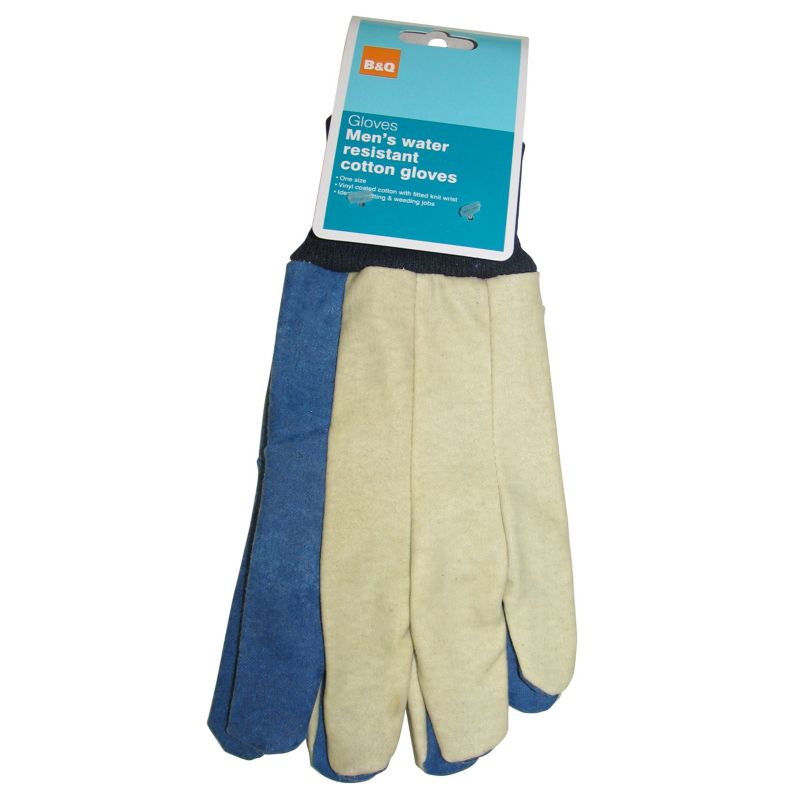 BandQ Men39s Water Resistant Cotton Gloves