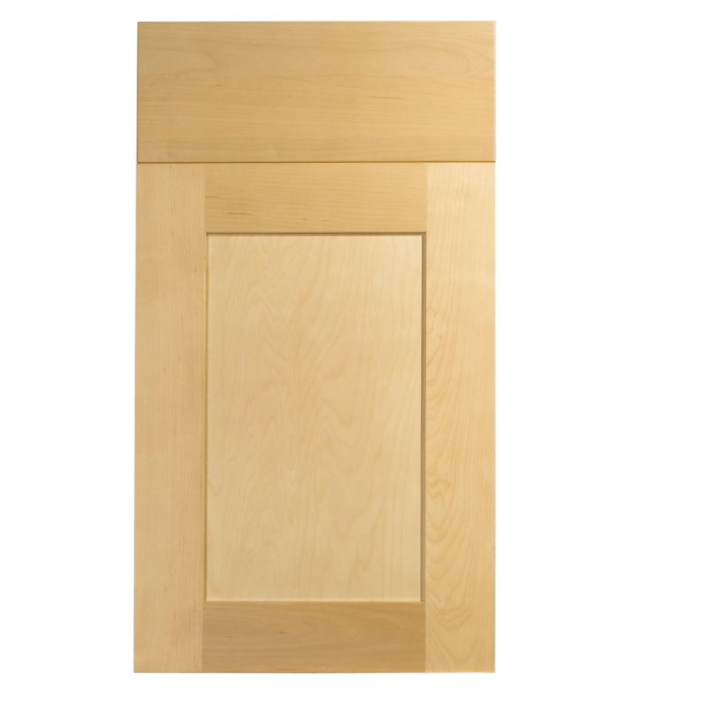 Cooke and Lewis Kitchens Cooke and Lewis Birch Veneer Shaker Pack P Drawerline Door and Drawer Front 400mm