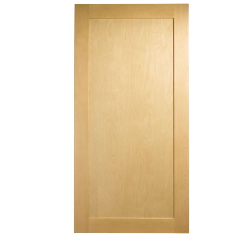 Cooke and Lewis Kitchens Cooke and Lewis Birch Veneer Shaker Pack U 60/40 or 70/30 Fridge Freezer Door 600mm