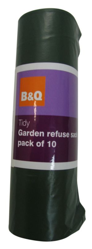 BandQ Garden Refuse Sacks Pack Of 10