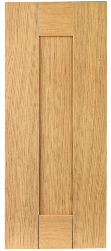 Cooke and Lewis Oak Veneer Shaker Pack A Standard Door 300mm