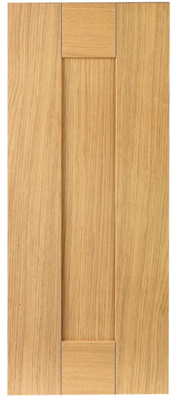 Cooke and Lewis Kitchens Cooke and Lewis Oak Veneer Shaker Pack A Standard Door 300mm