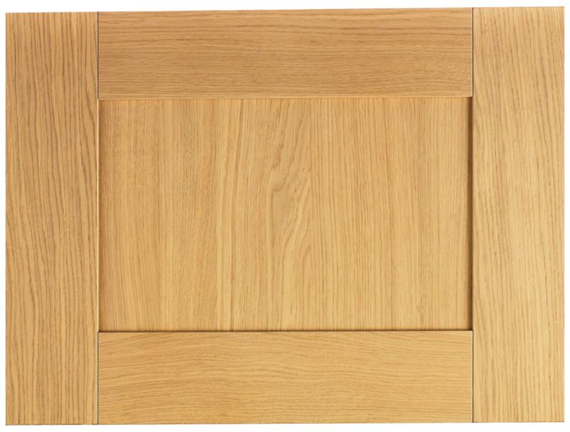 Cooke and Lewis Oak Veneer Shaker Pack K Oven Housing Door 600mm