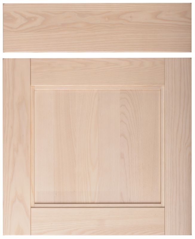 Cooke and Lewis Kitchens Cooke and Lewis Solid Ash Pack S Drawerline Door and Drawer Front 600mm